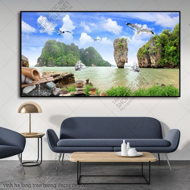 vinh ha long treo tuong decor